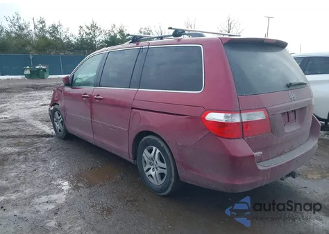 2005 Honda Odyssey Ex-L из США, поврежденный, VIN 5FNRL38715B078569